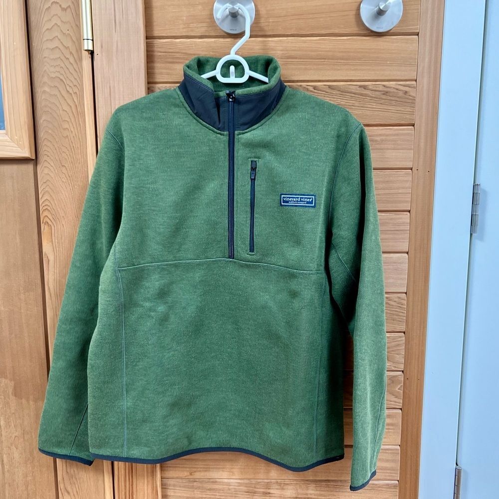 Vineyard Vines Mountain Sweater Fleece Quarter-Zip Pullover